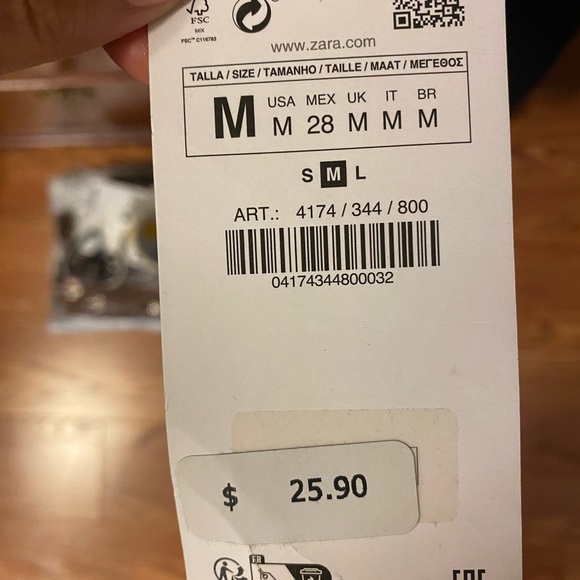 Zara black tube mini dress - NEW WITH TAGS - Picture 3 of 6